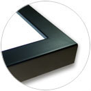 Painted black frame, 20mm wide